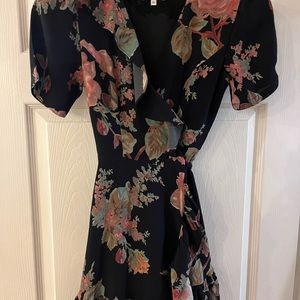 Privacy Please - XS - Floral Wrap Dress - Mini